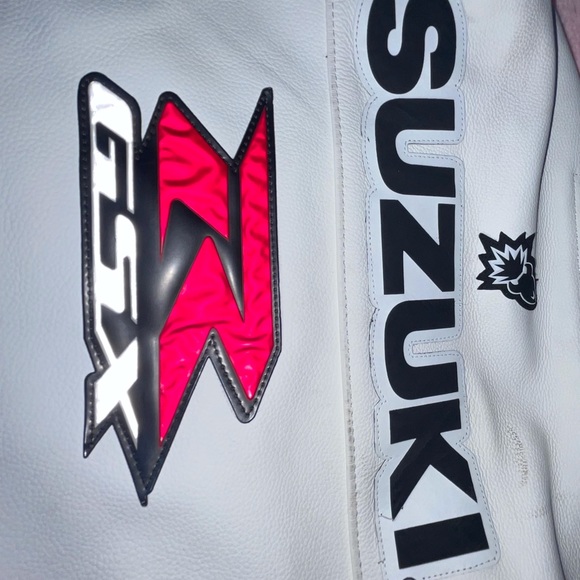 {Joe Rocket}Suzuki GSXR Leather Moto Racing Jacket - Picture 9 of 9